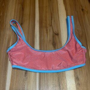 No boundries pink and blue sparkly swim top
